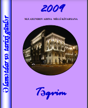 Əlamətdar və tarixi günlər təqvimi - 2009